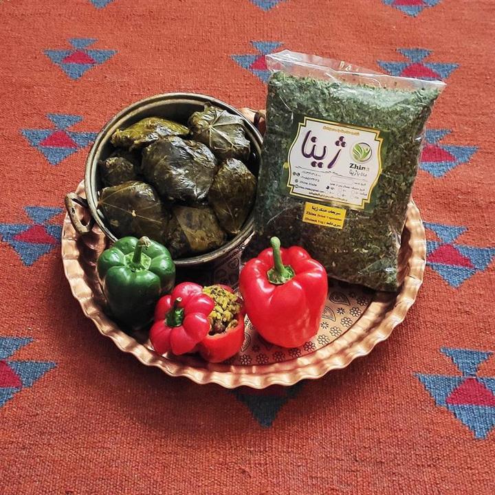 سبزی دلمه خشک ژینا درجه یک و اعلا 250 گرمی از کویر خراسان